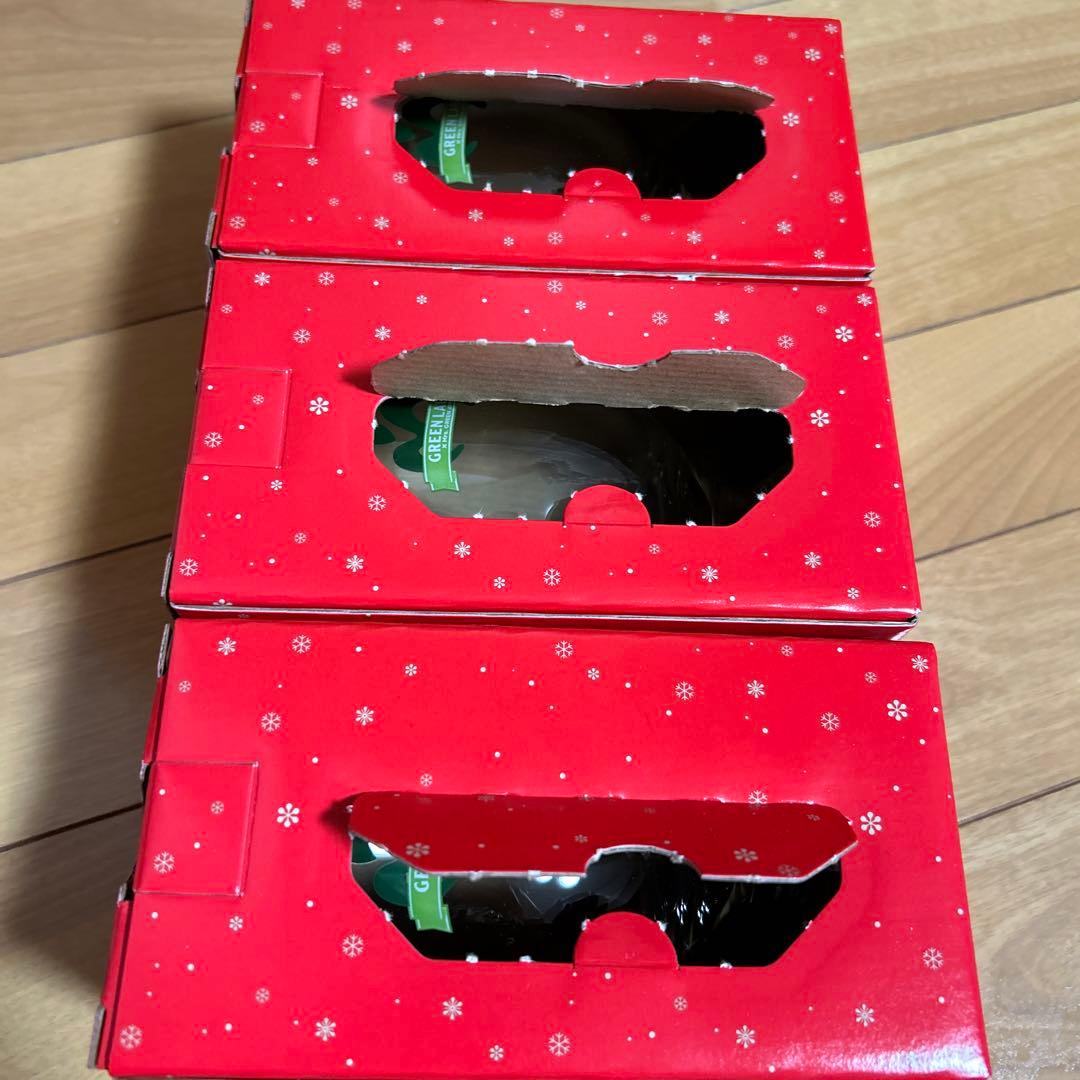 キリン　ミセス　ミセスグリーンアップル　淡麗　ビール　足付きグラス‼️コップ　3個