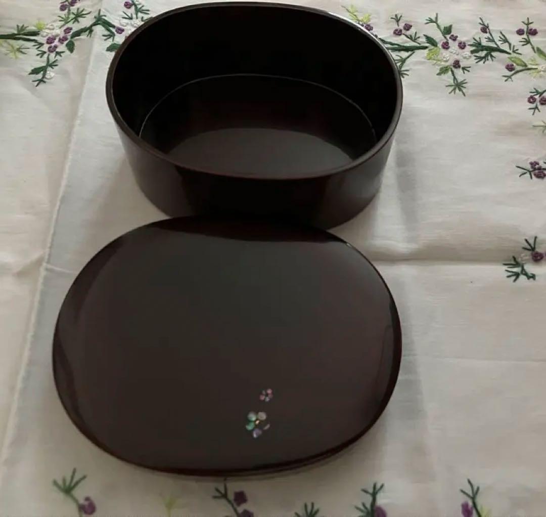 超希少【駿河漆器】曲げわっぱ お弁当箱 名工 細田豊作 伝統工芸品