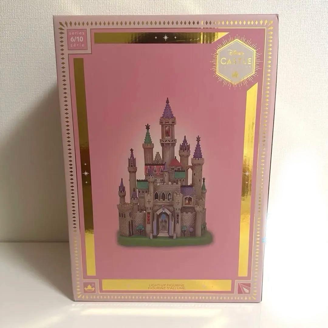 ディズニー　眠れる森の美女　キャッスルコレクション　スノードーム　小物入れ