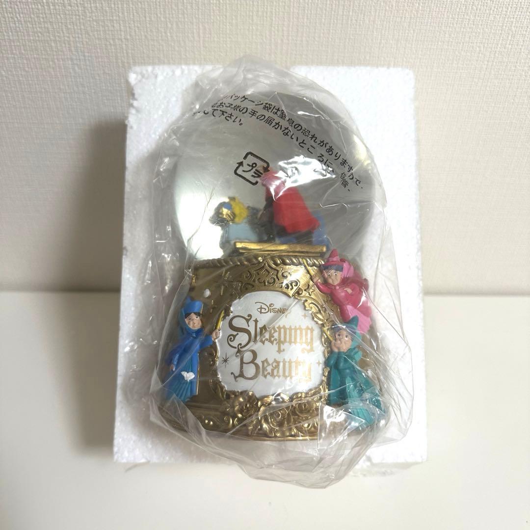 ディズニー　眠れる森の美女　キャッスルコレクション　スノードーム　小物入れ