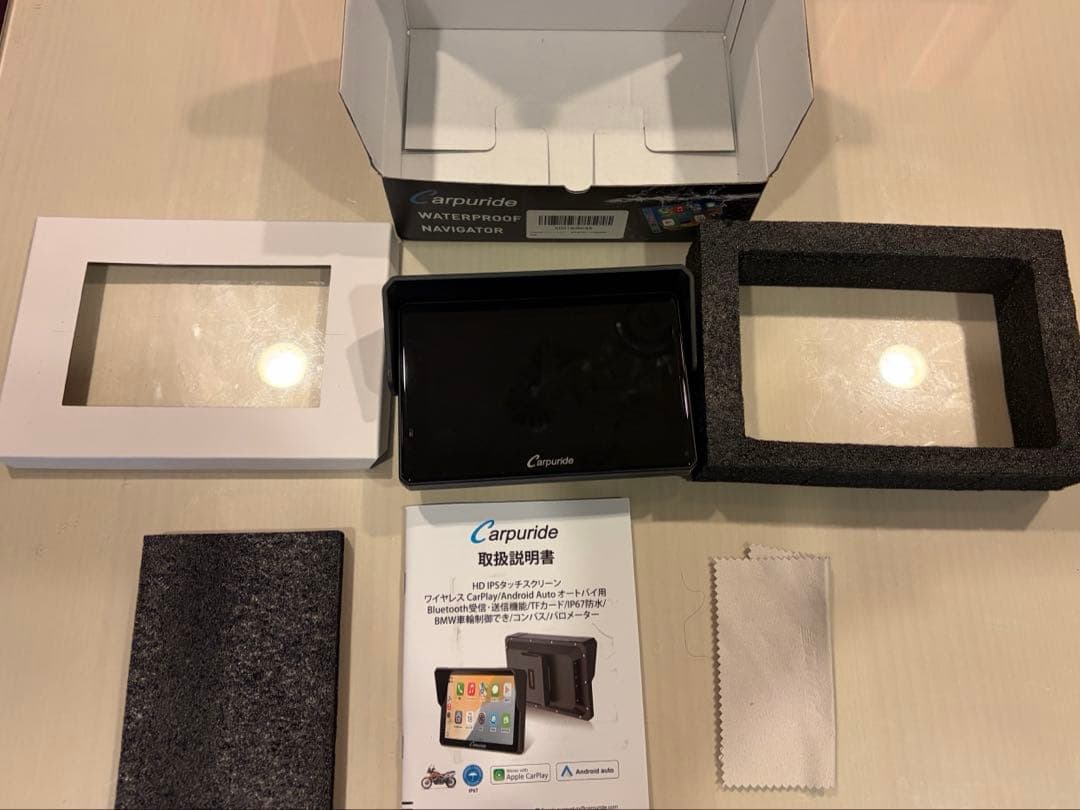 Carpuride Motorcycle Carplay 防水ナビゲーター
