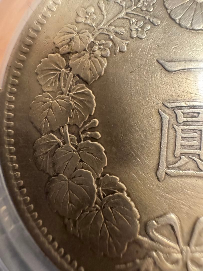 ★本物保証★ 新一円銀貨　大特年❗️明治11年❗️1円　一圓　大型　PCGS