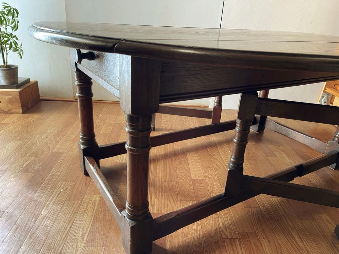 ヴィンテージ ゲートレッグ ローテーブル