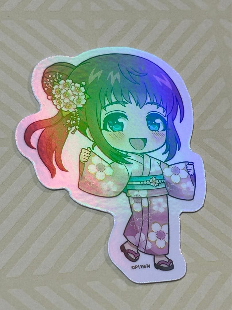 凪のあすから　宿泊者限定　コラボ　オーロラステッカー