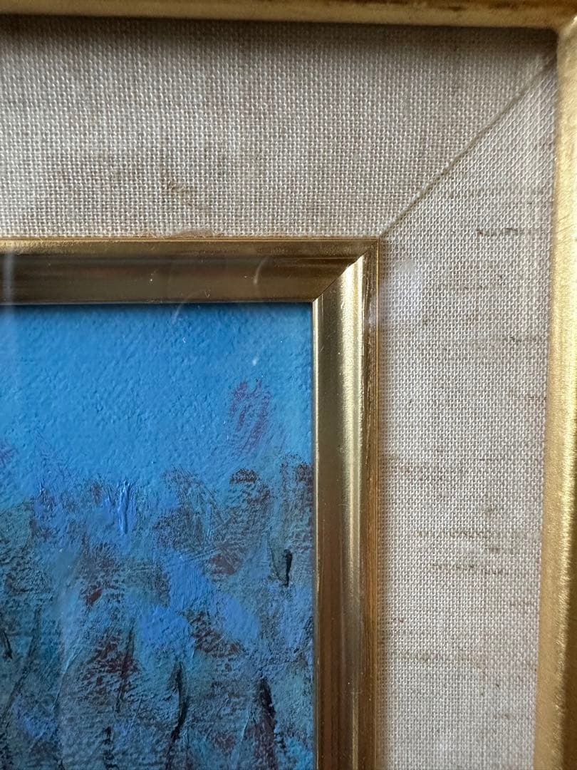 絵画 風景 冬景色 初冬 桜井寛 画家 初冬のニセコ連峰 油絵 アート F8