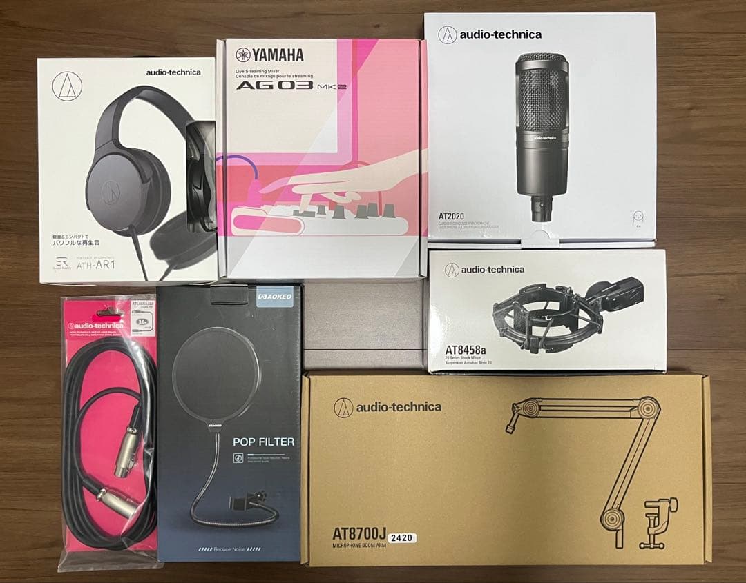 【美品】配信機材セット YAMAHA AG03MK2/AT2020