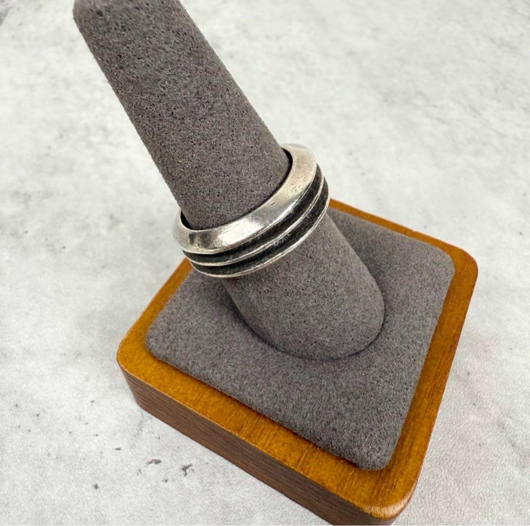 NAVAJO アーロンアンダーソン 2ラインリング ナバホ トゥファキャスト