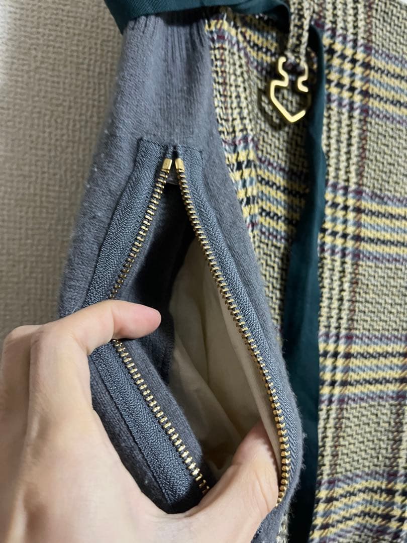 UNDERCOVER アンダーカバー　途中縮絨ジョッパーズチェックパンツ