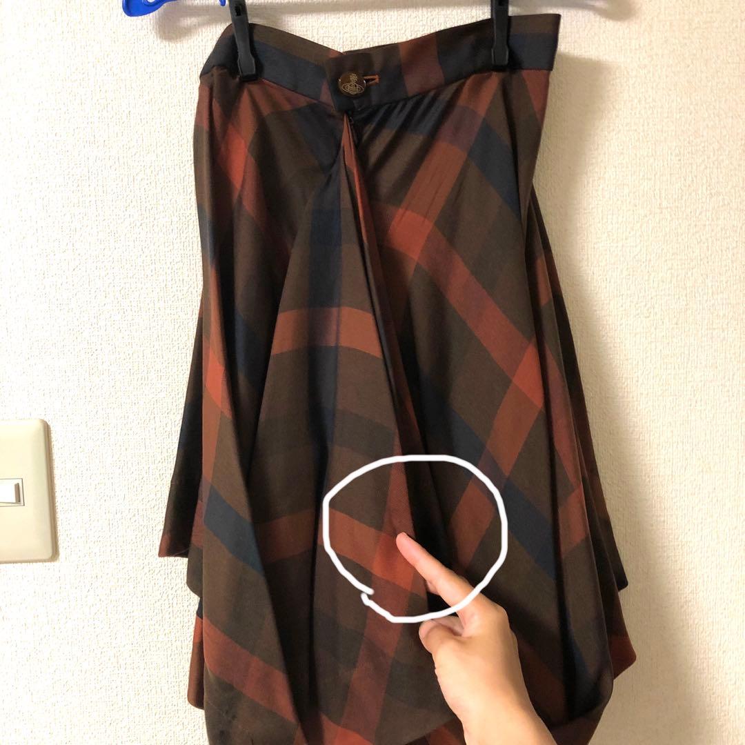 ヴィヴィアン　レッドレーベル　赤チェックスカート