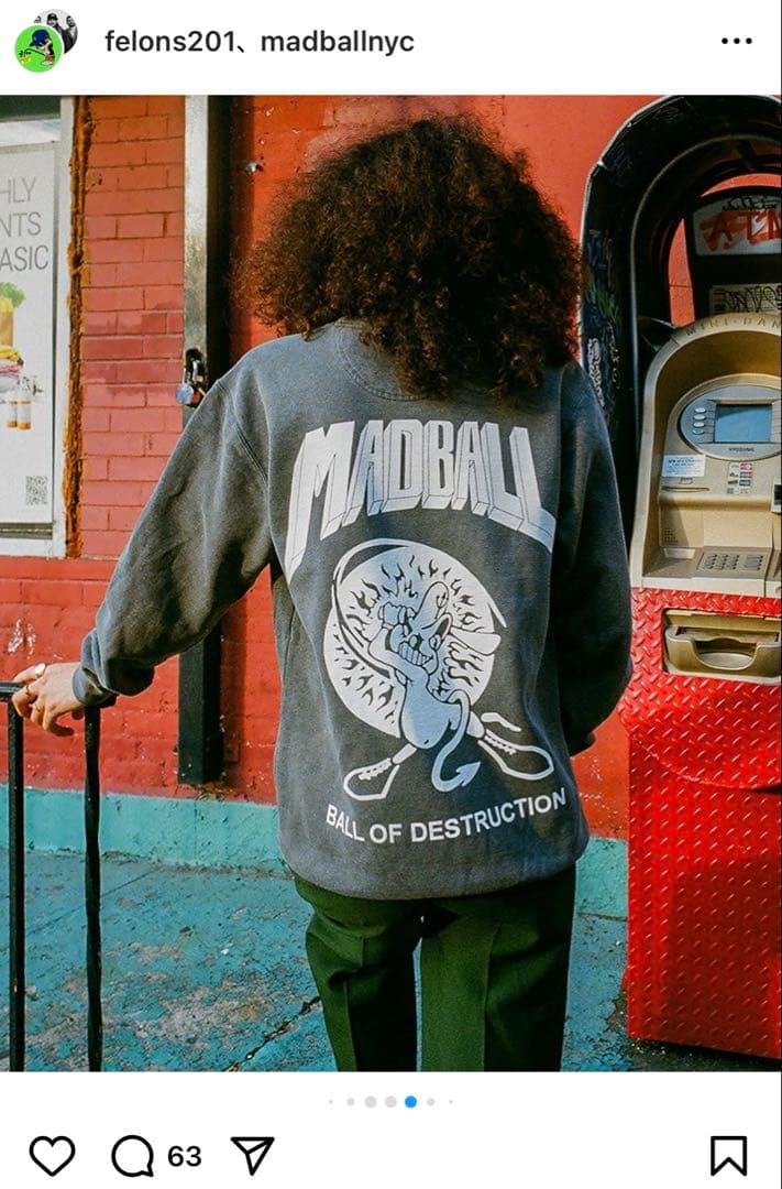 MADBALL スウェット XL マッドボール nyhc パーカー