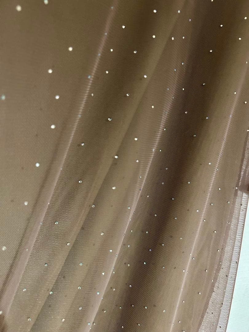 kaene ラインストーンボウタイドレス