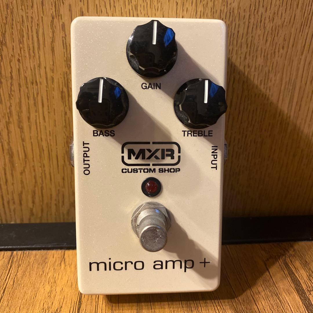 MXR micro amp +(プラス) ギターエフェクター