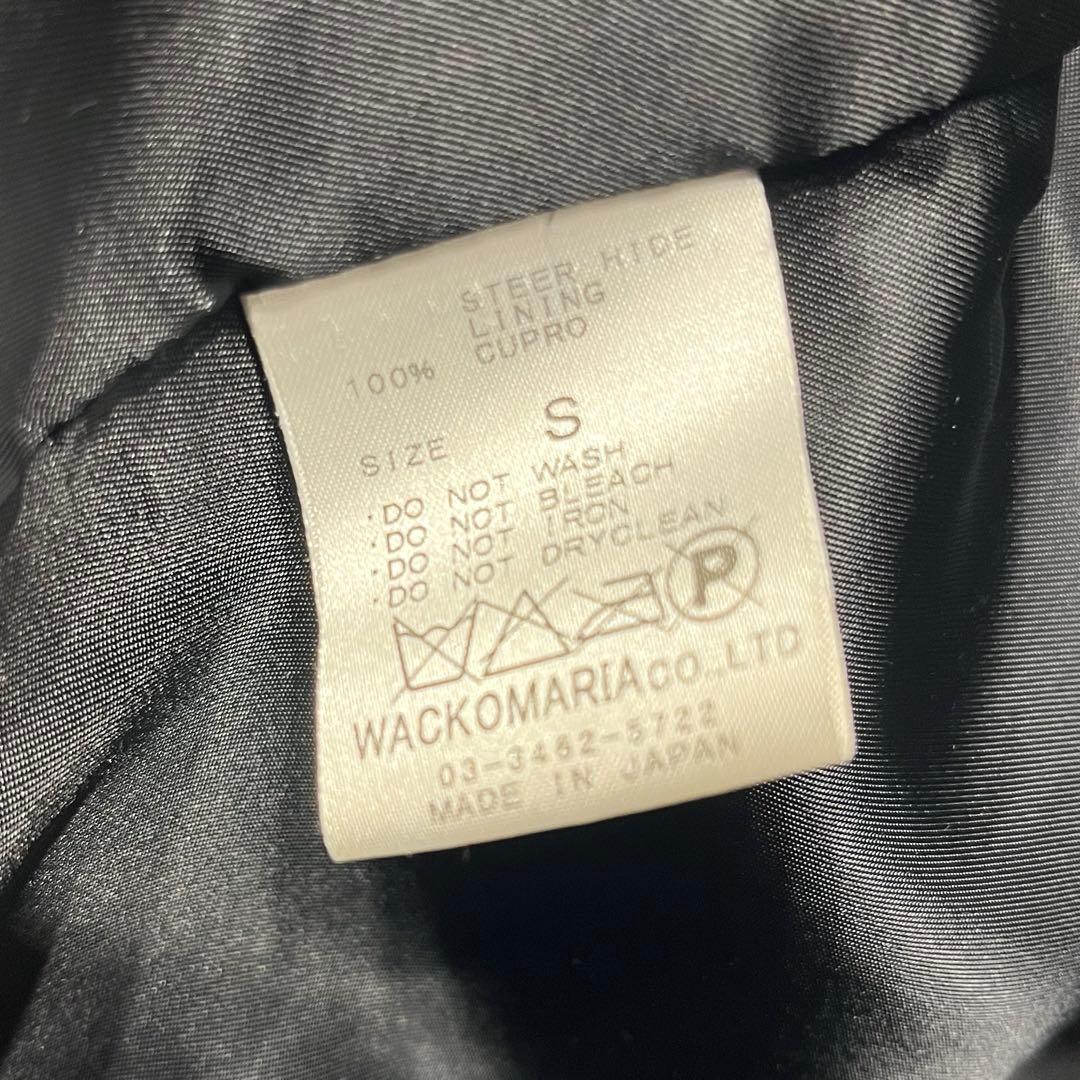 【大幅値下げ】WACKO MARIA シングル ライダースジャケット 牛革 名作