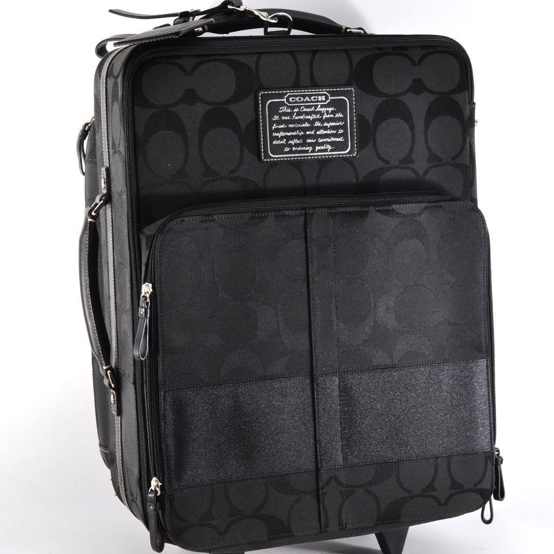 美品 COACH コーチ F77180 シグネチャー キャリーケース