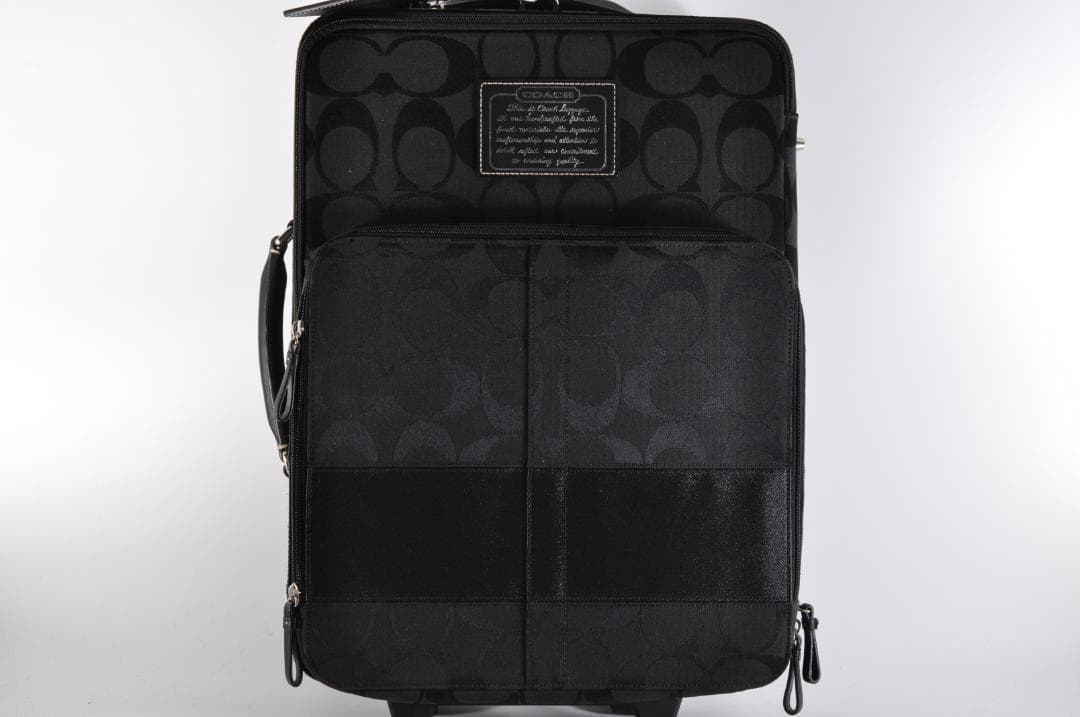 美品 COACH コーチ F77180 シグネチャー キャリーケース