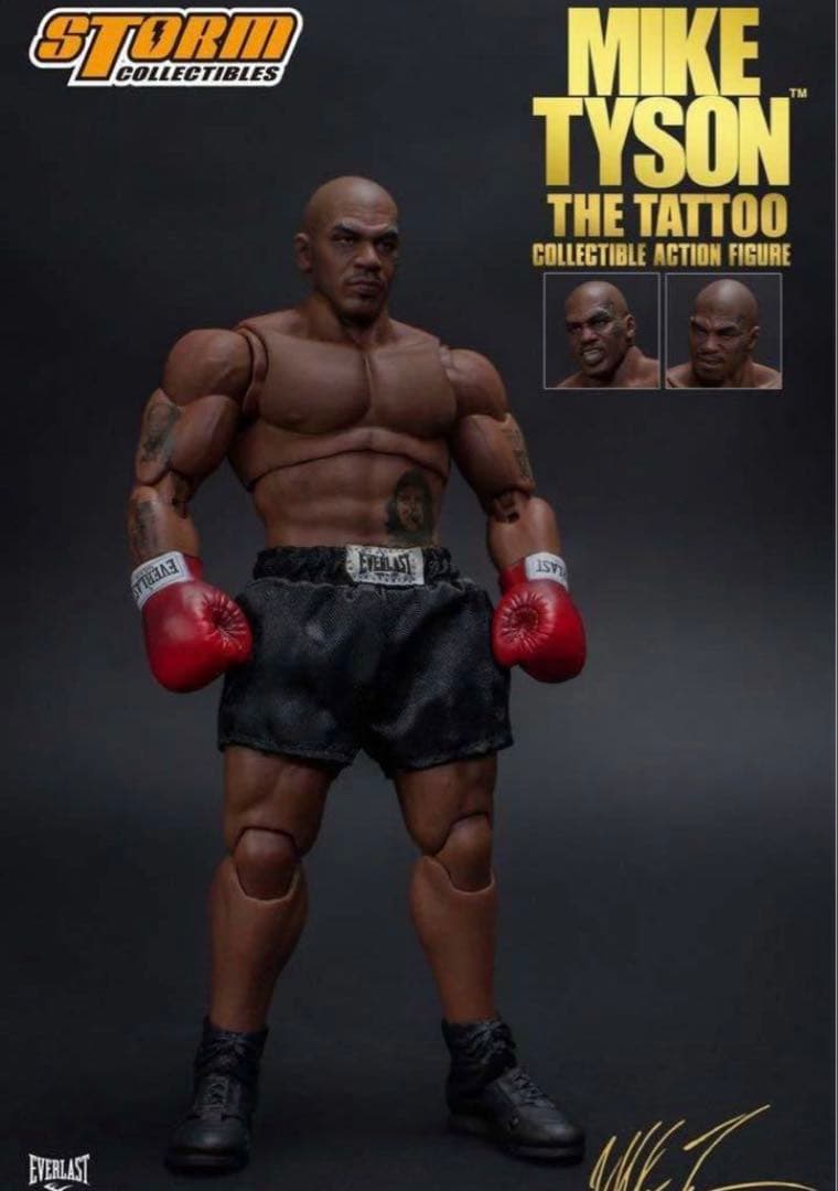 マイクタイソン、モハメドアリ2体セット全身 関節 可動 アクション フィギュア