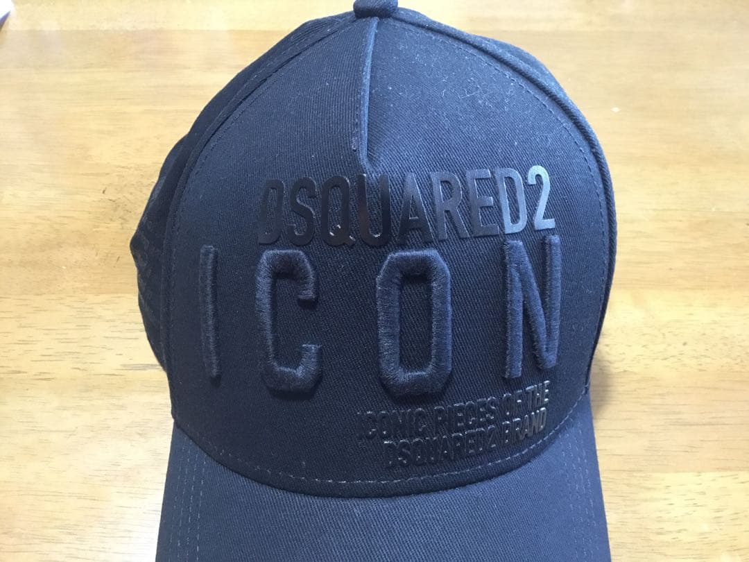【未使用】DSQUARED2 ICON ブラックキャップ