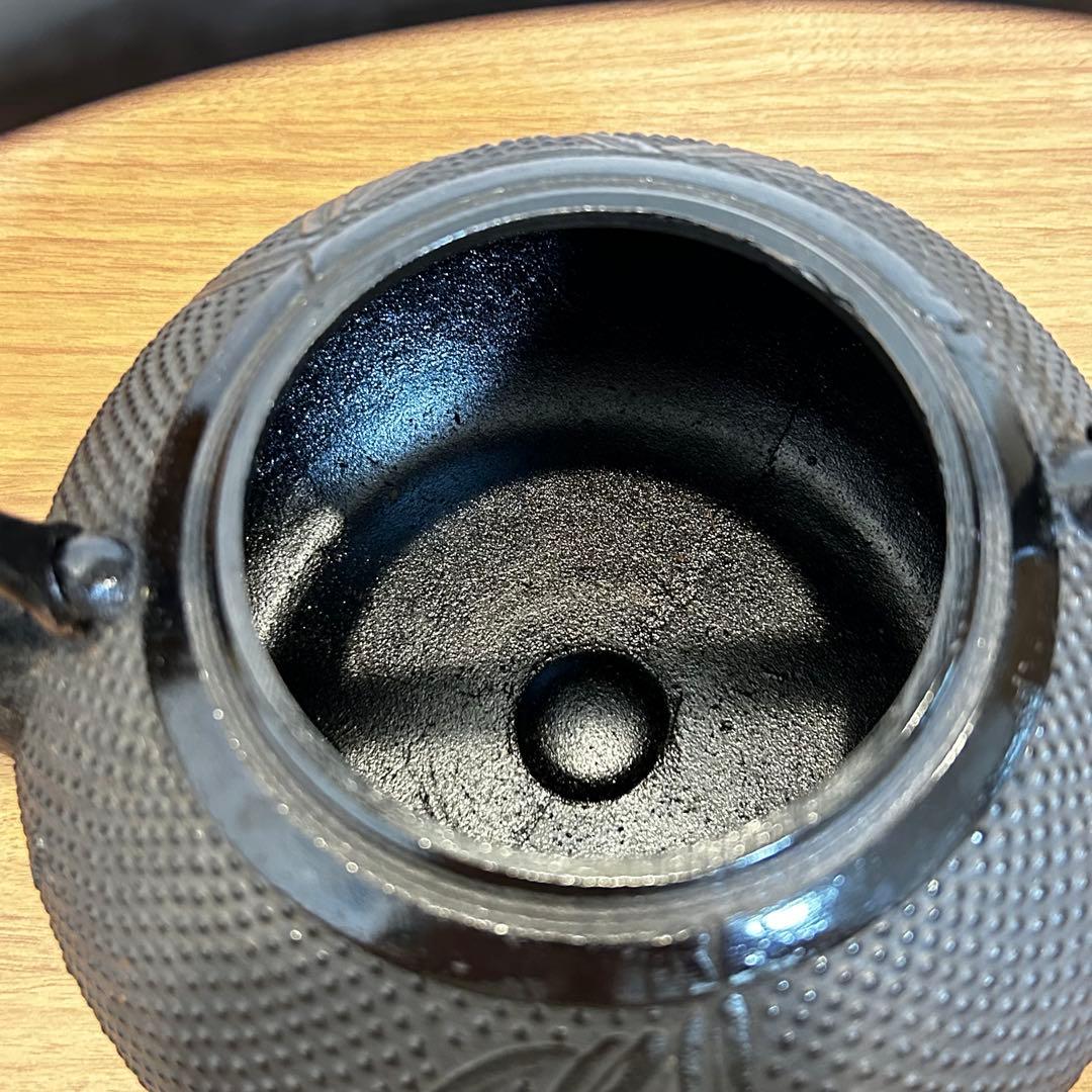 鉄瓶　茶の湯釜　長文堂　長谷川文雄　駒型