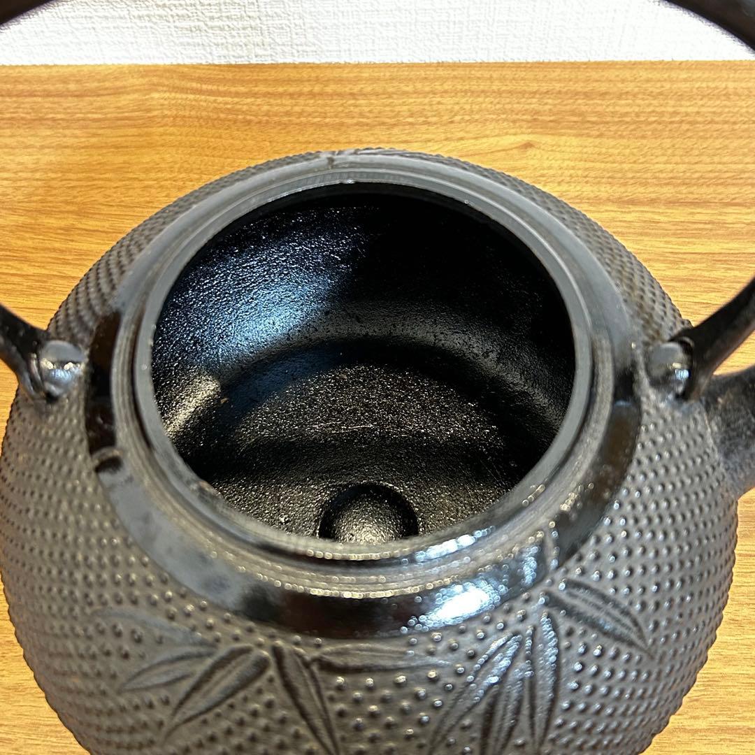 鉄瓶　茶の湯釜　長文堂　長谷川文雄　駒型