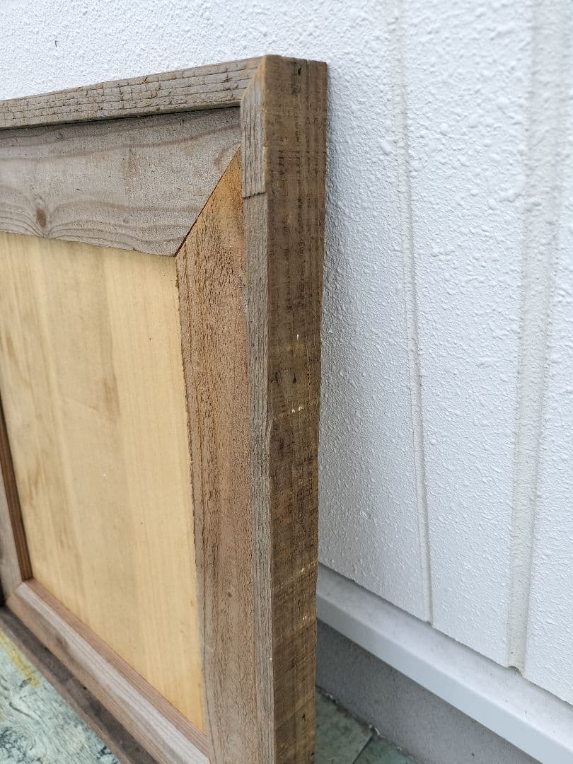 アンティーク額縁　古材　エイジング加工