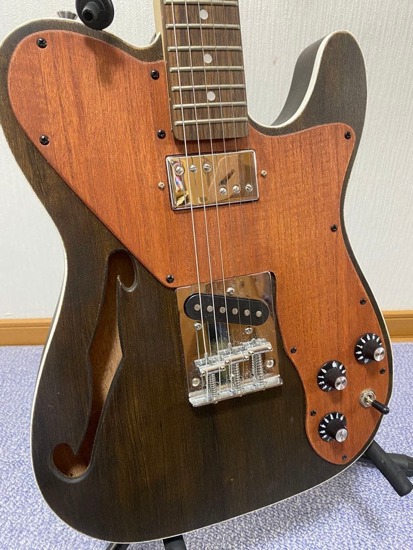 エレキギター　テレキャス　シンライン