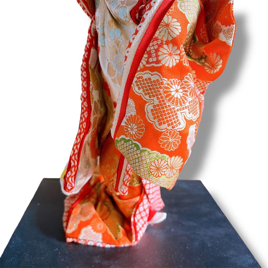 舞妓 日本人形 ガラス目 着物人形 和装 置物