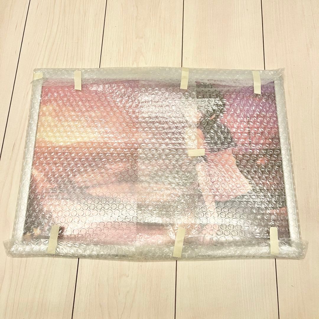 絵師100人展 vol.06珈琲貴族 「いつもと違う夕陽」 A3 クリアポスター