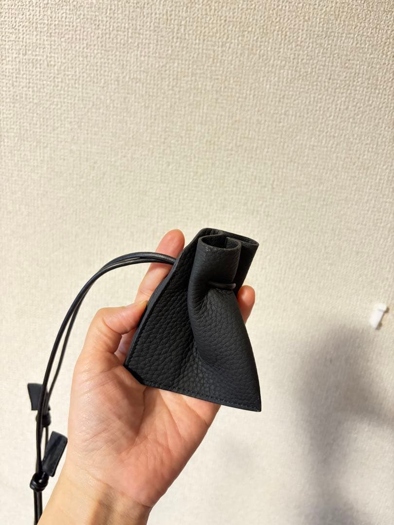 【未使用】ITTI(イッチ) 巾着ポーチ黒XXXS