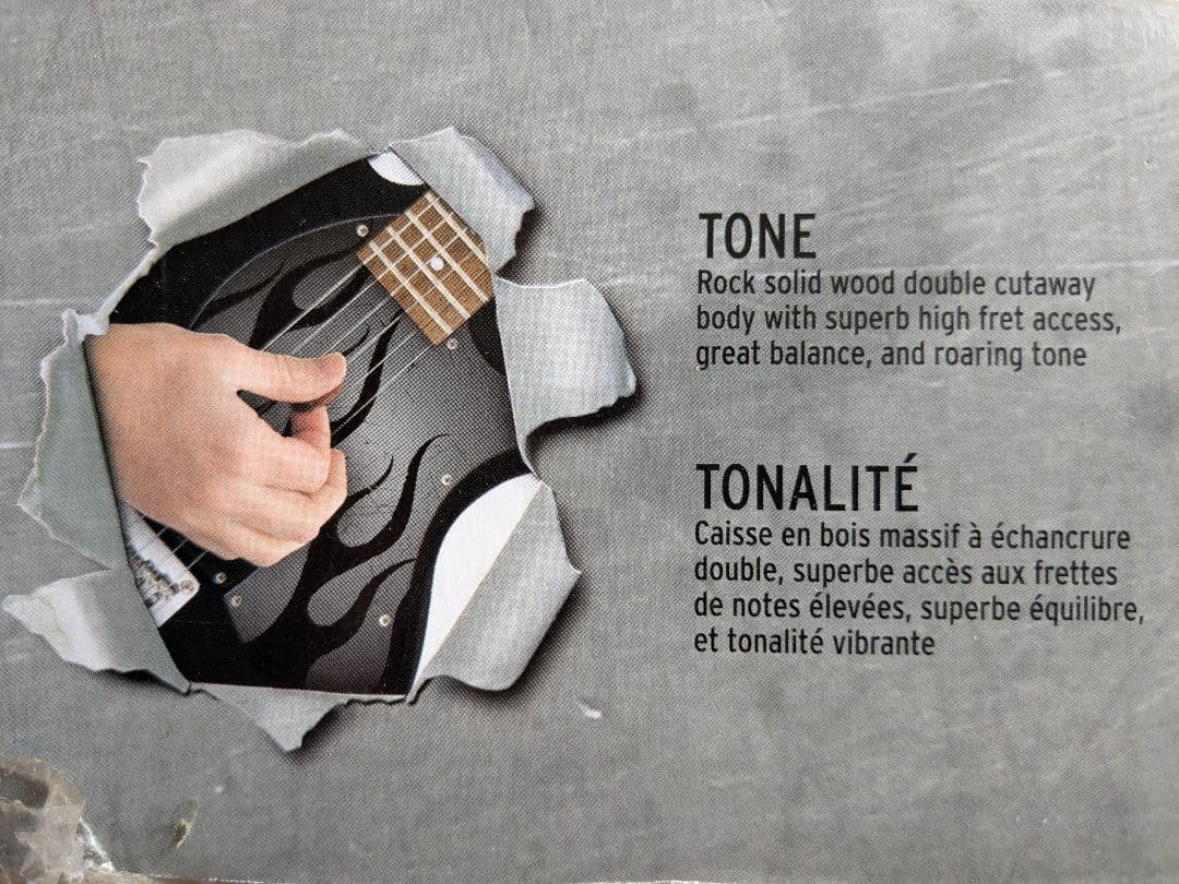 グレイフレーム エレキギターパック ファイヤーパターン 未開封品