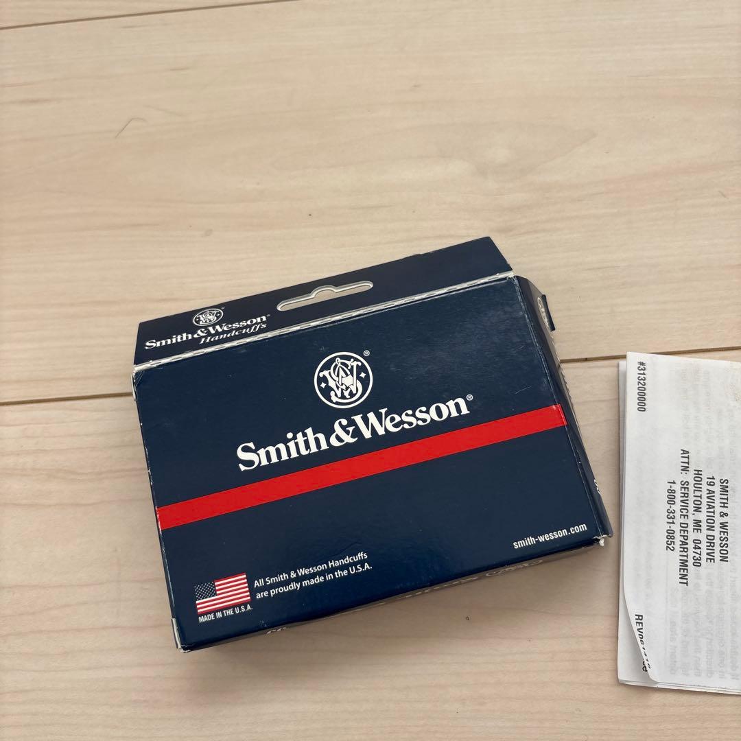 S&W スミス&ウェッソン ハンドカフ 手錠 M100-1 鍵付き 黒