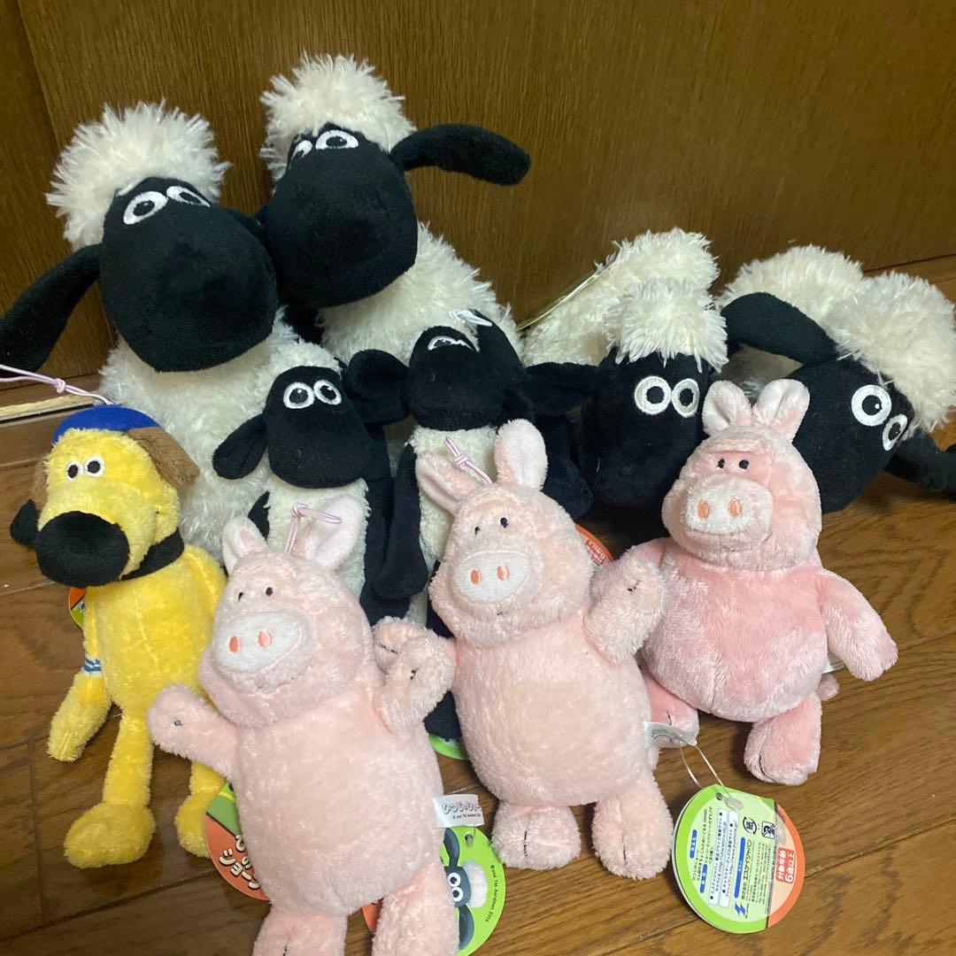 ひつじのショーン　ぬいぐるみ　まとめ売り　11点