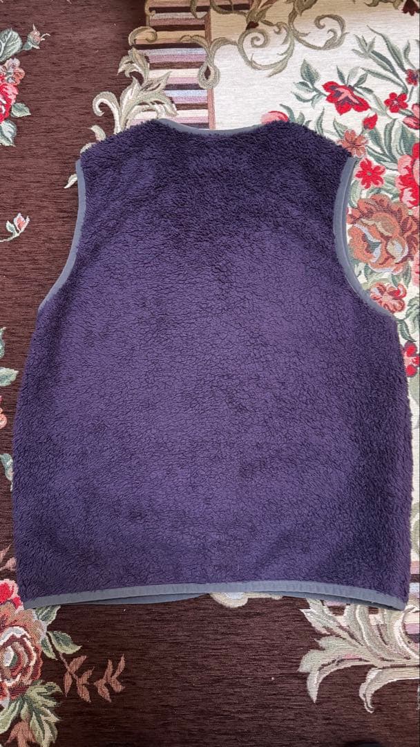 patagonia フリースベスト S 紫　ロスガトスクルー