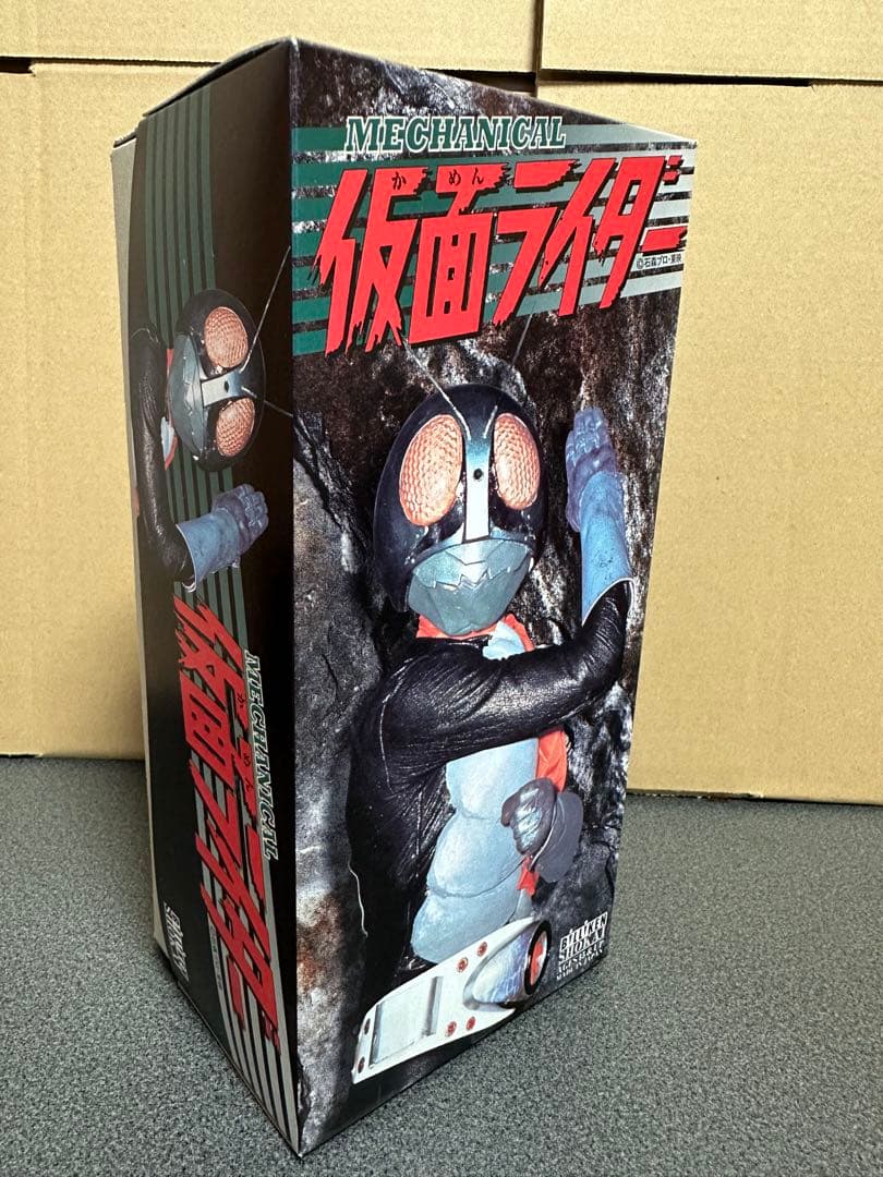 【希少新品】ビリケン商会 ブリキ 仮面ライダー ゼンマイ歩行 デッドストック