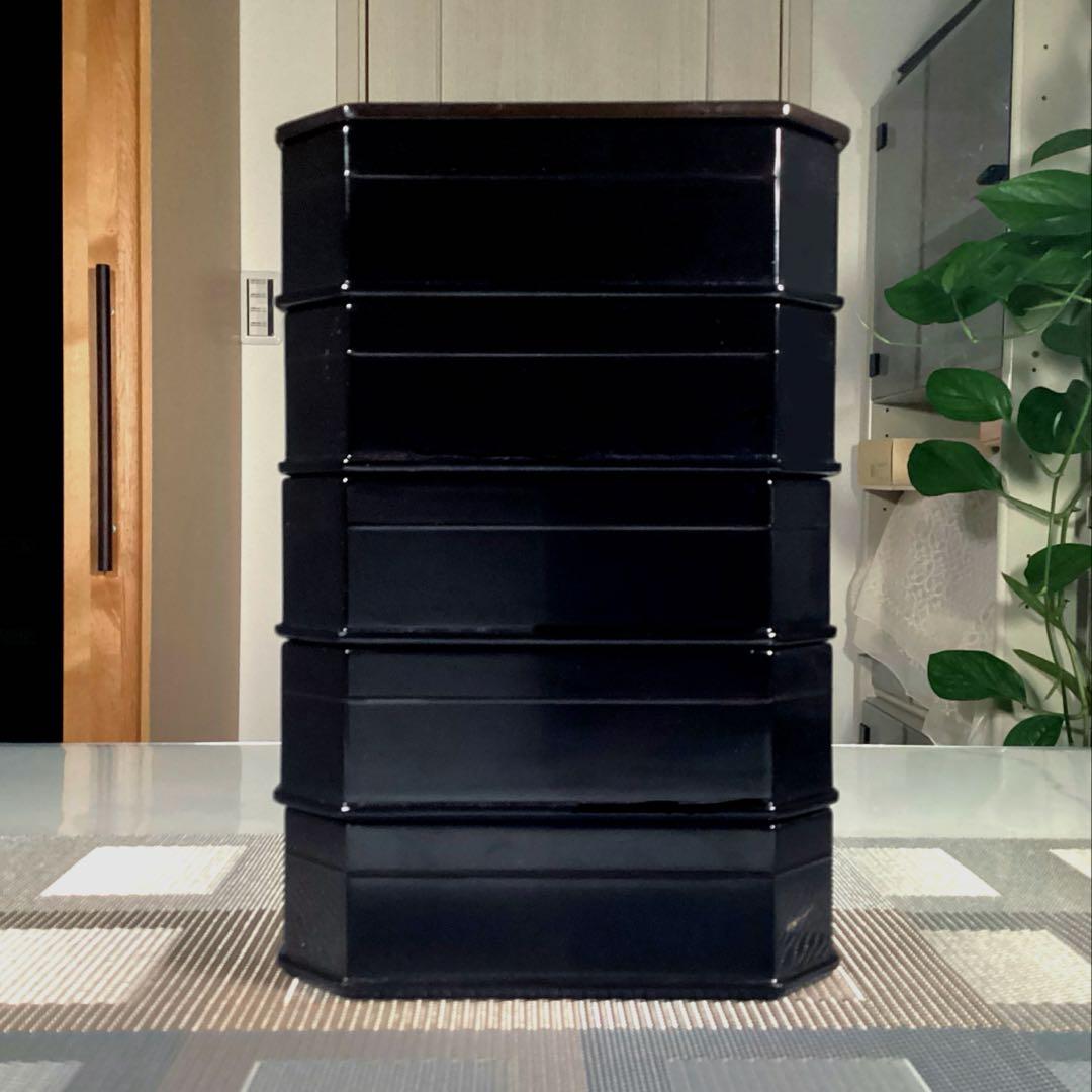 『メルうー特価』　山中塗　二代宗明　助田宗明　縁高重