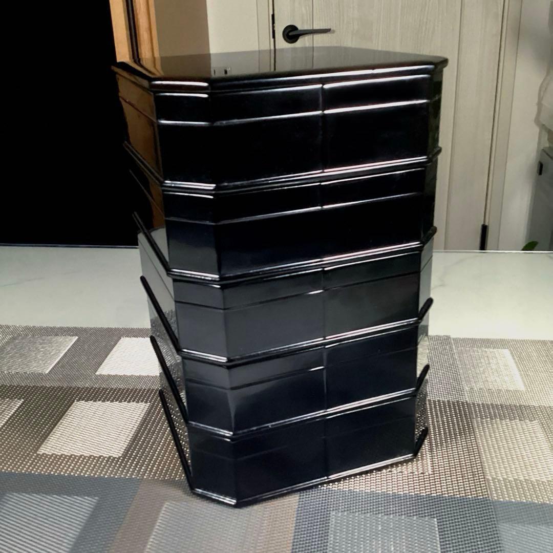 『メルうー特価』　山中塗　二代宗明　助田宗明　縁高重