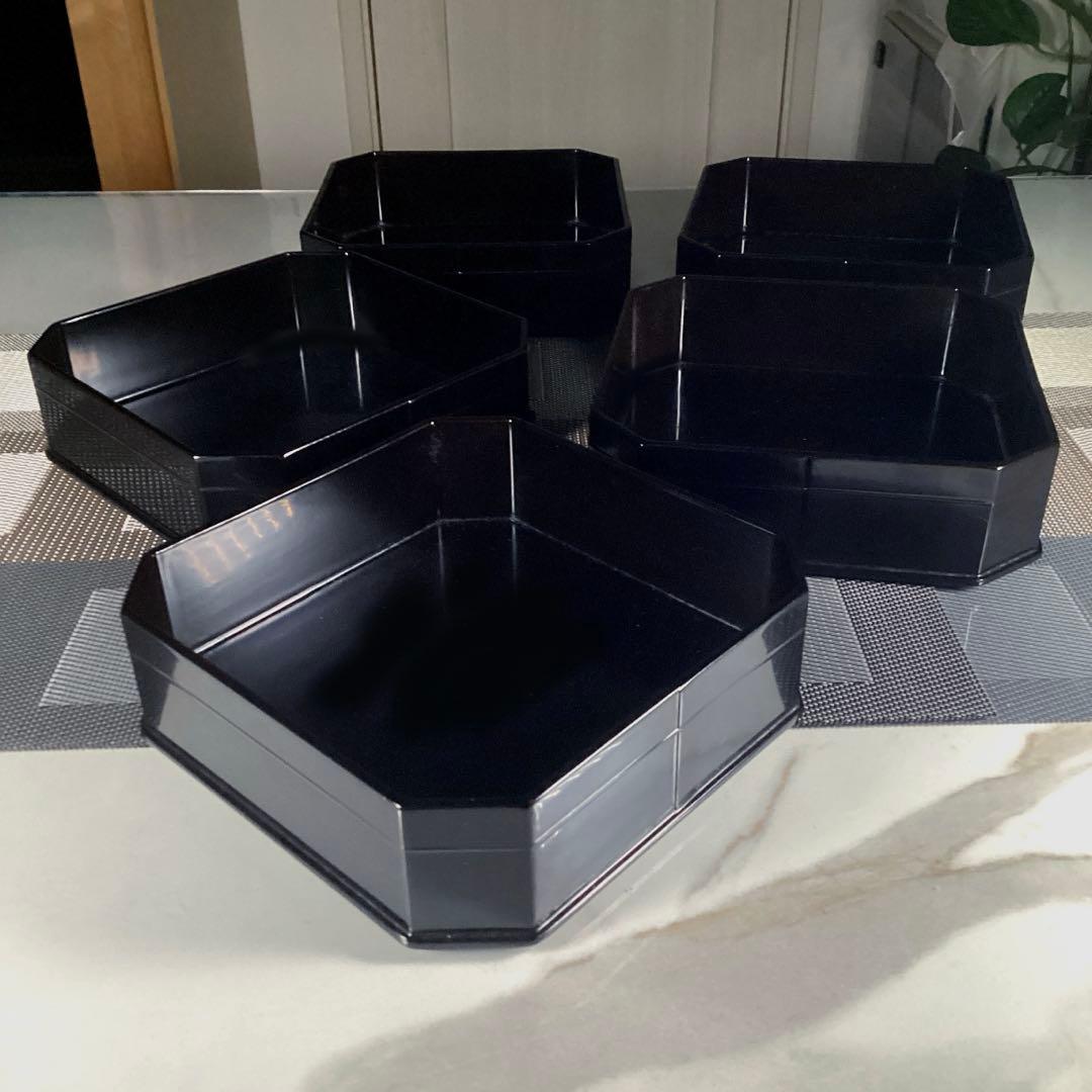 『メルうー特価』　山中塗　二代宗明　助田宗明　縁高重