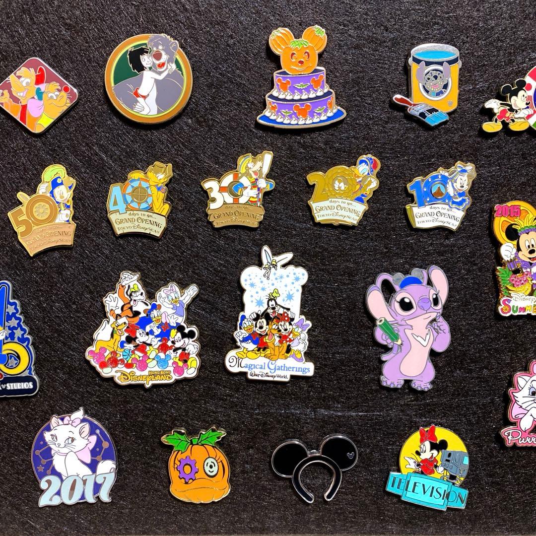 【額付き】ディズニー　ピンバッジ　ピンバッチ　まとめ売り（23点セット）12