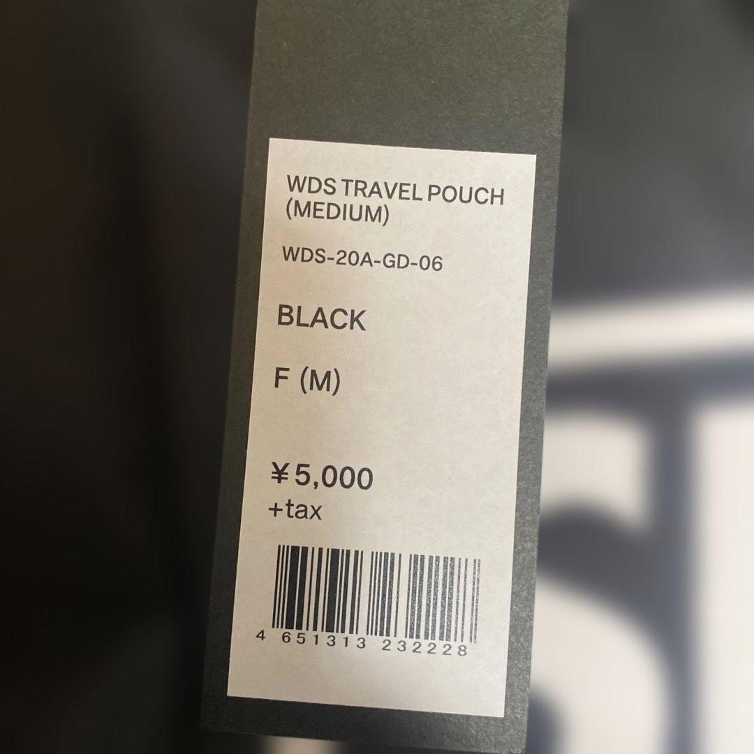 新品　WDS ウィンダンシー　トラベルポーチ　セット ブラック S M L