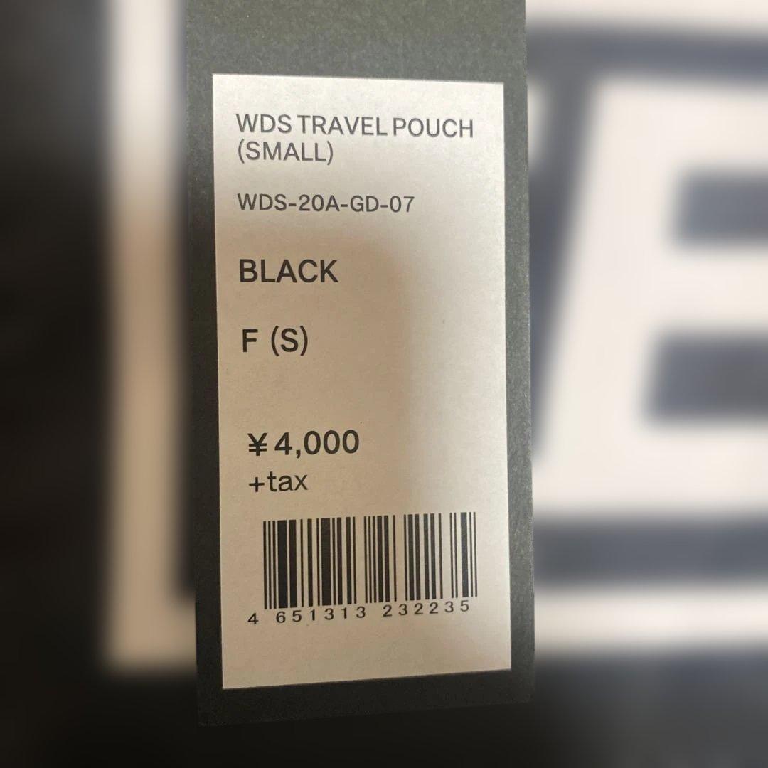 新品　WDS ウィンダンシー　トラベルポーチ　セット ブラック S M L