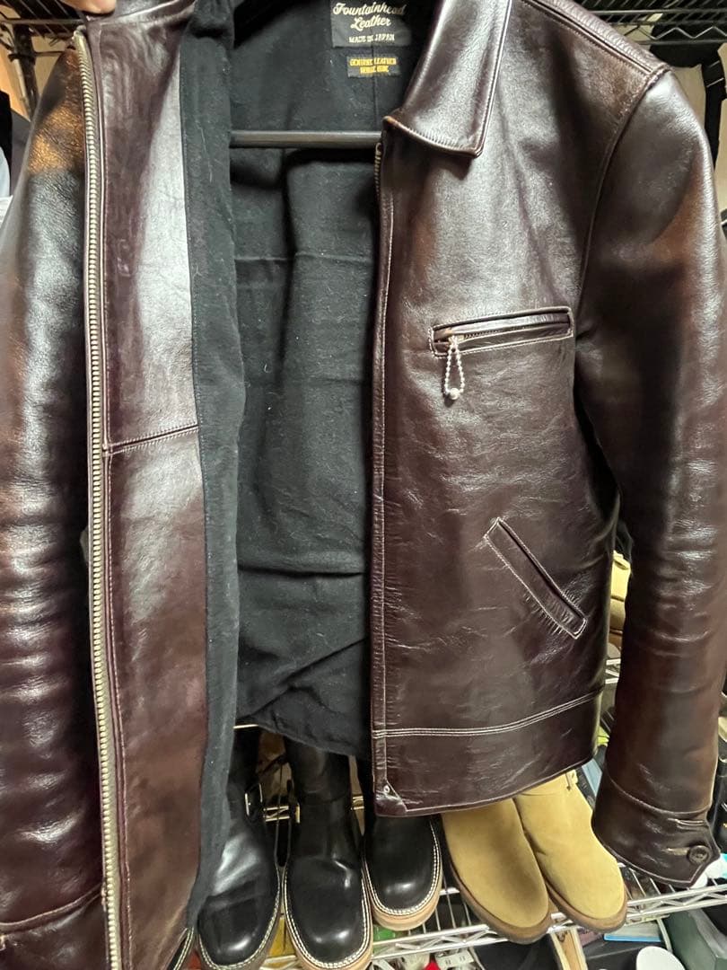 FOUNTAINHEADLEATHERファウンテンヘッドレザーAlphaブラウン