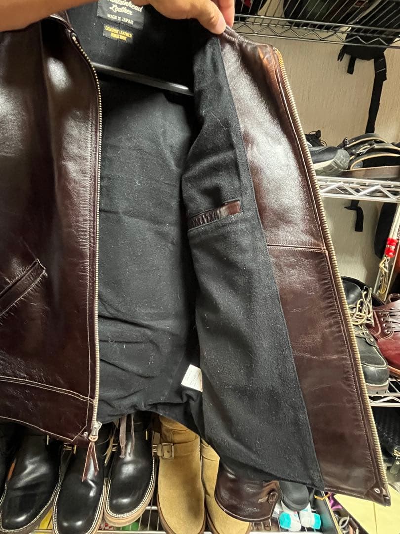 FOUNTAINHEADLEATHERファウンテンヘッドレザーAlphaブラウン