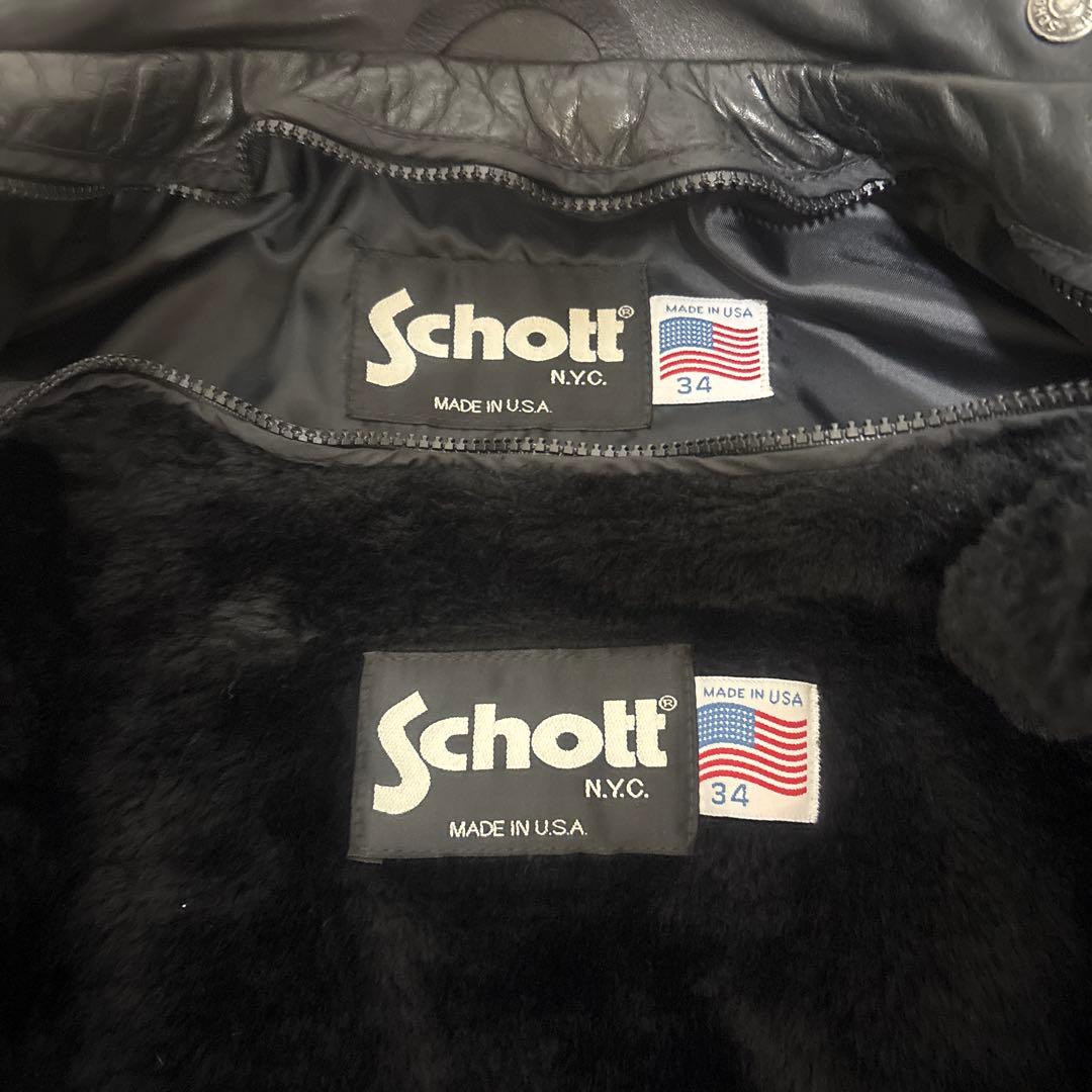 makeovers 美品‼️新型schott141 34インチライダース