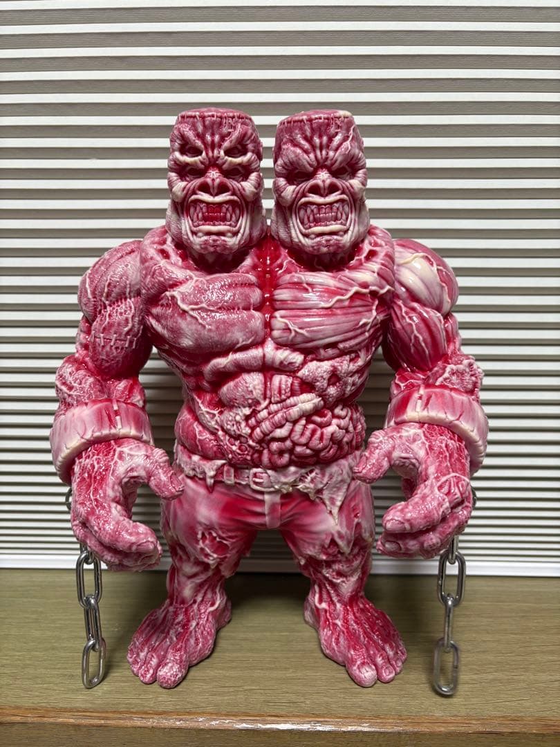 もうこやま　ジャイアントゴリラフランケン　ソフビ　肉マーブル