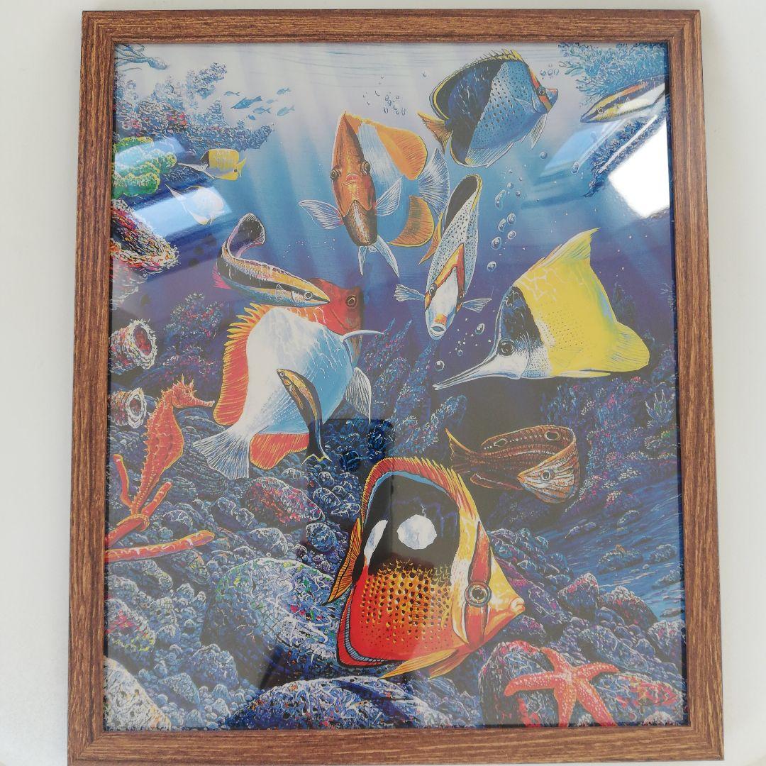 アートパネル　海　珊瑚礁　熱帯魚　グアム　ハワイ　ワイキキ　オアフ　リゾート