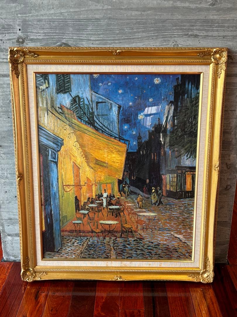 74.5cmフィンセント・ファン・ゴッホ「夜のカフェテラス」ファイングラフィ