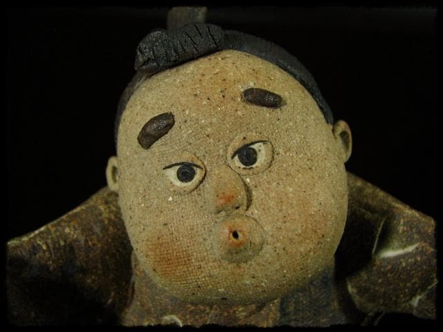 滝上 真由美 わらべ 陶人形 創作陶器 常滑 陶房玄ー c337