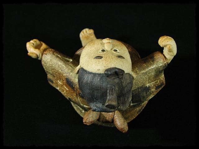 滝上 真由美 わらべ 陶人形 創作陶器 常滑 陶房玄ー c337