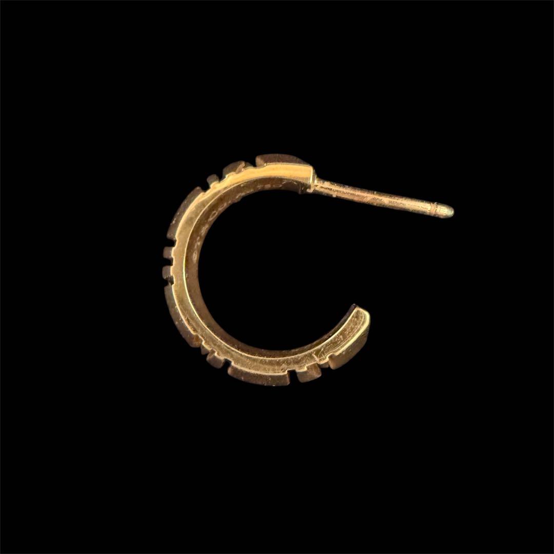 Tiffany&Co. ティファニー　アトラスX フープピアス YG 廃盤