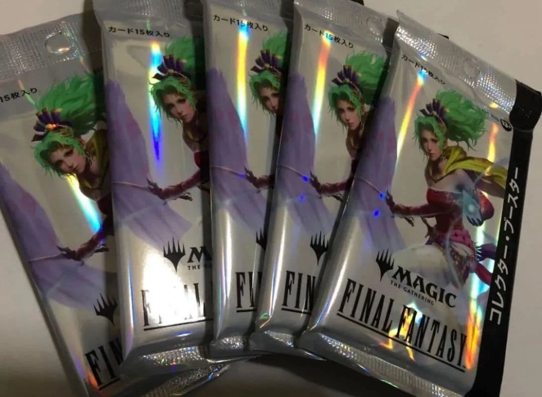 MTG FFコラボ コレクターブースター 日本語版 5パック　新品未開封