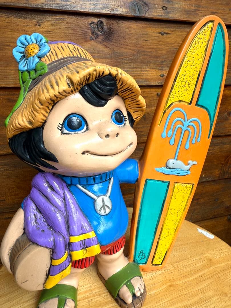 工芸品 VINTAGE 70's Surfer Boy